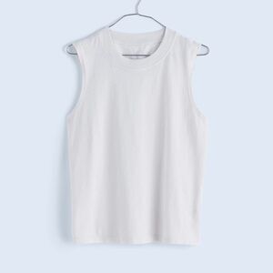 NWT Madewell Premium Standard 03. The Muscle Tank White XXS
